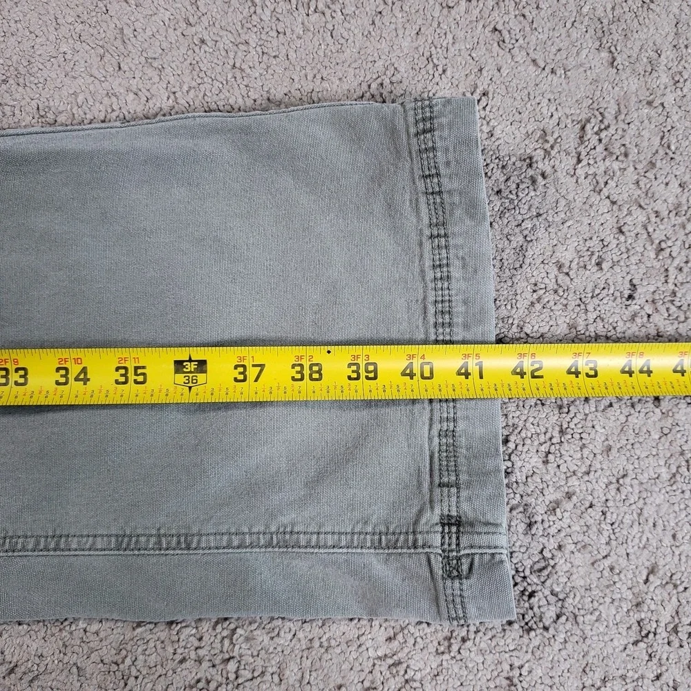 American Eagle Outfitters Women Pants 6 LONG Green Cargo Classic Bootcut - Picture 10 of 13